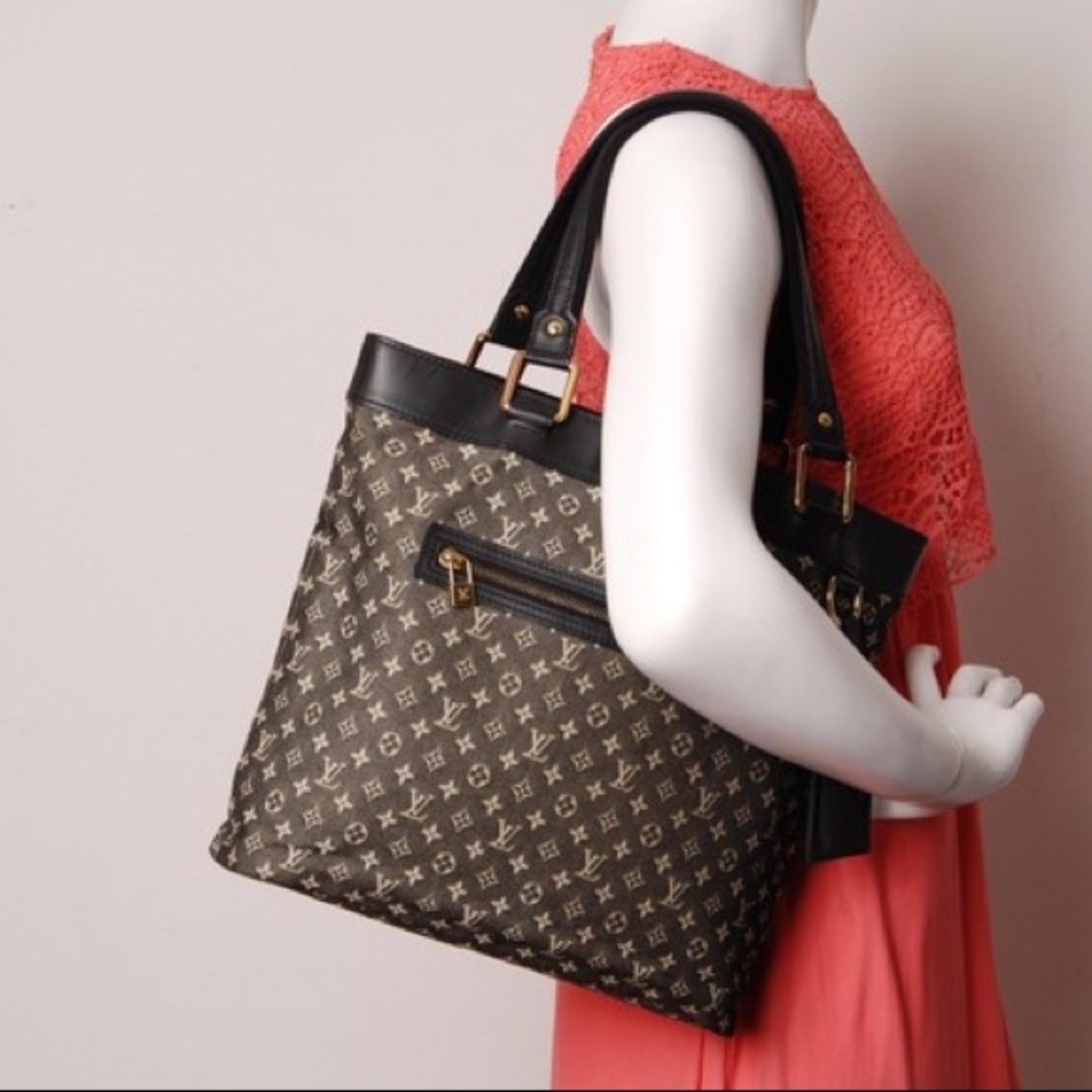 Louis Vuitton Lucille Monogram GM Black Mini Lin